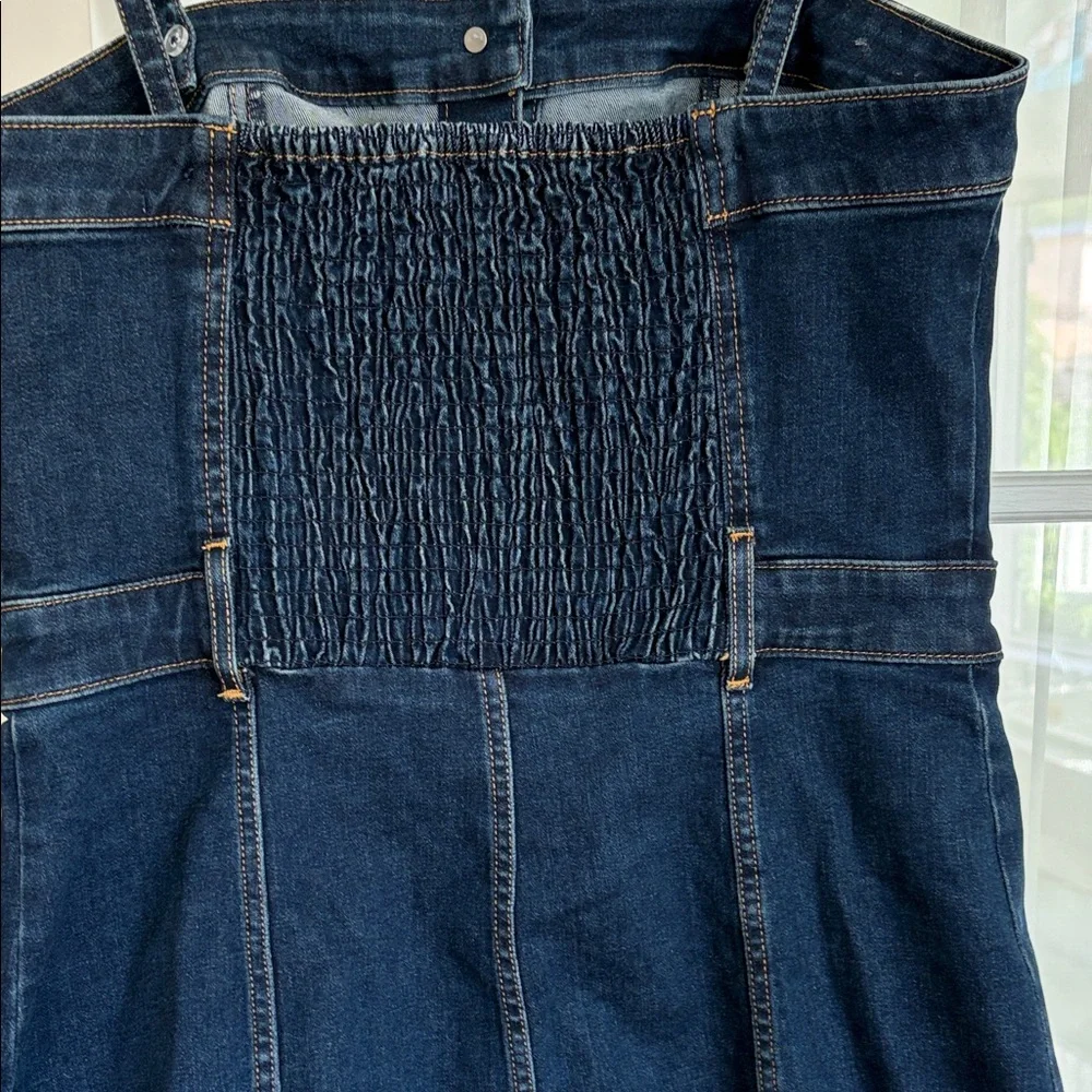 Levi's Strapless Dark Indigo Denim Dress - Picture 7 of 12